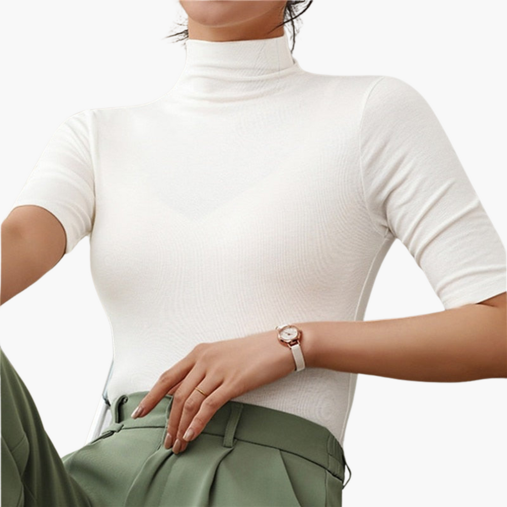 Chunky Cable Knit Turtleneck - Women's Oversized Jumper