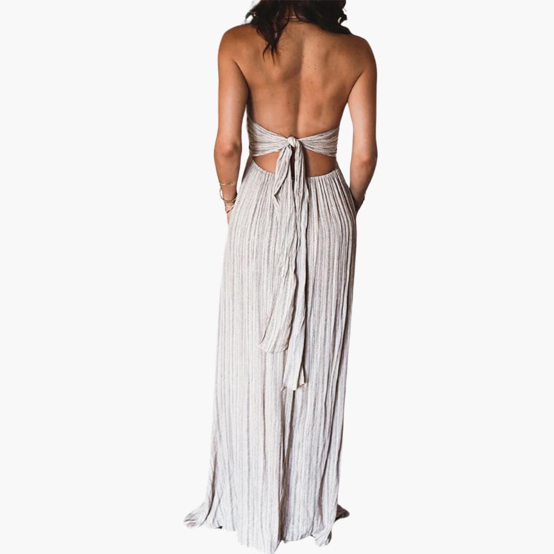 Lightweight Summer Midi Dress - Flattering Fit for Women