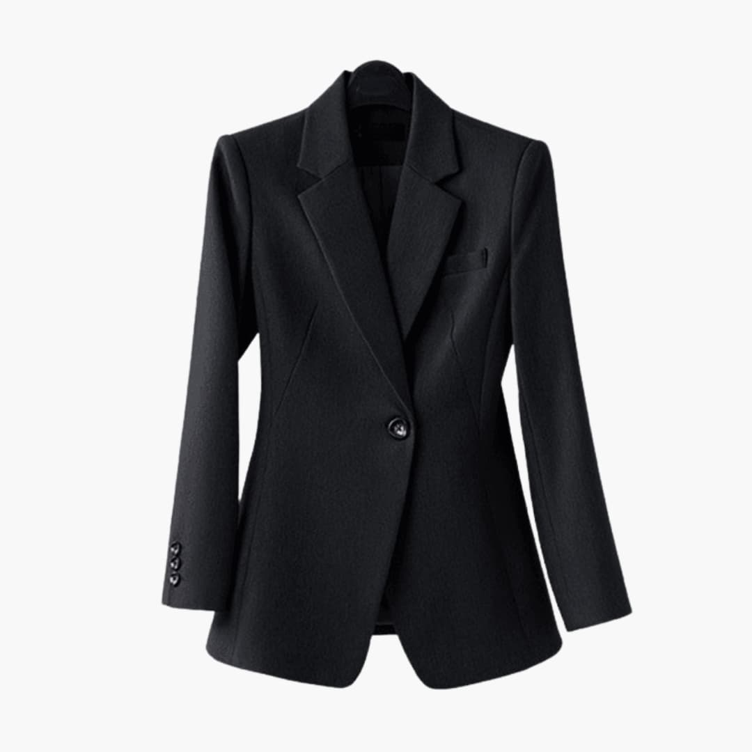 Women’s blazer and trousers set with stretch fabric all-season