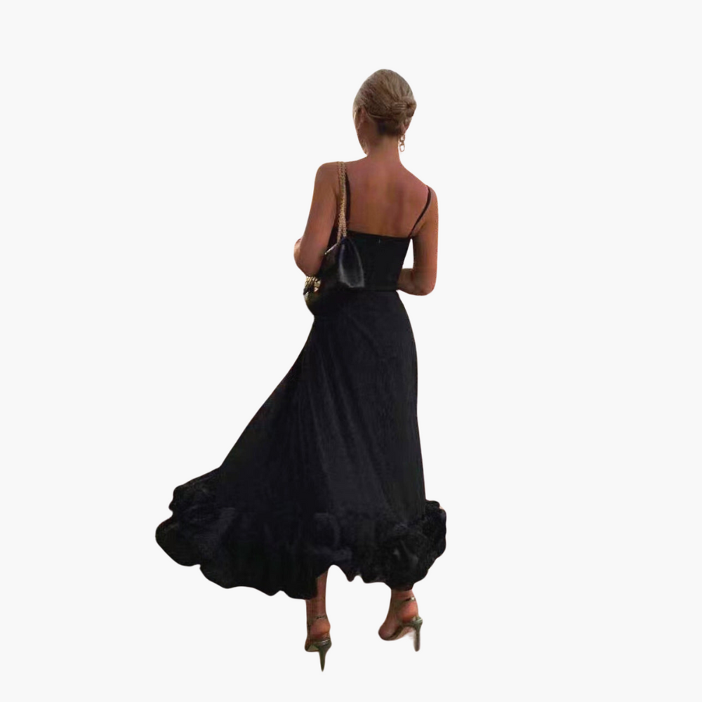 Elegant Flowing Dress for Women - Perfect for Evening Events