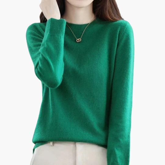 Stylish Wool Jumper – Women's Chunky Knit Sweater