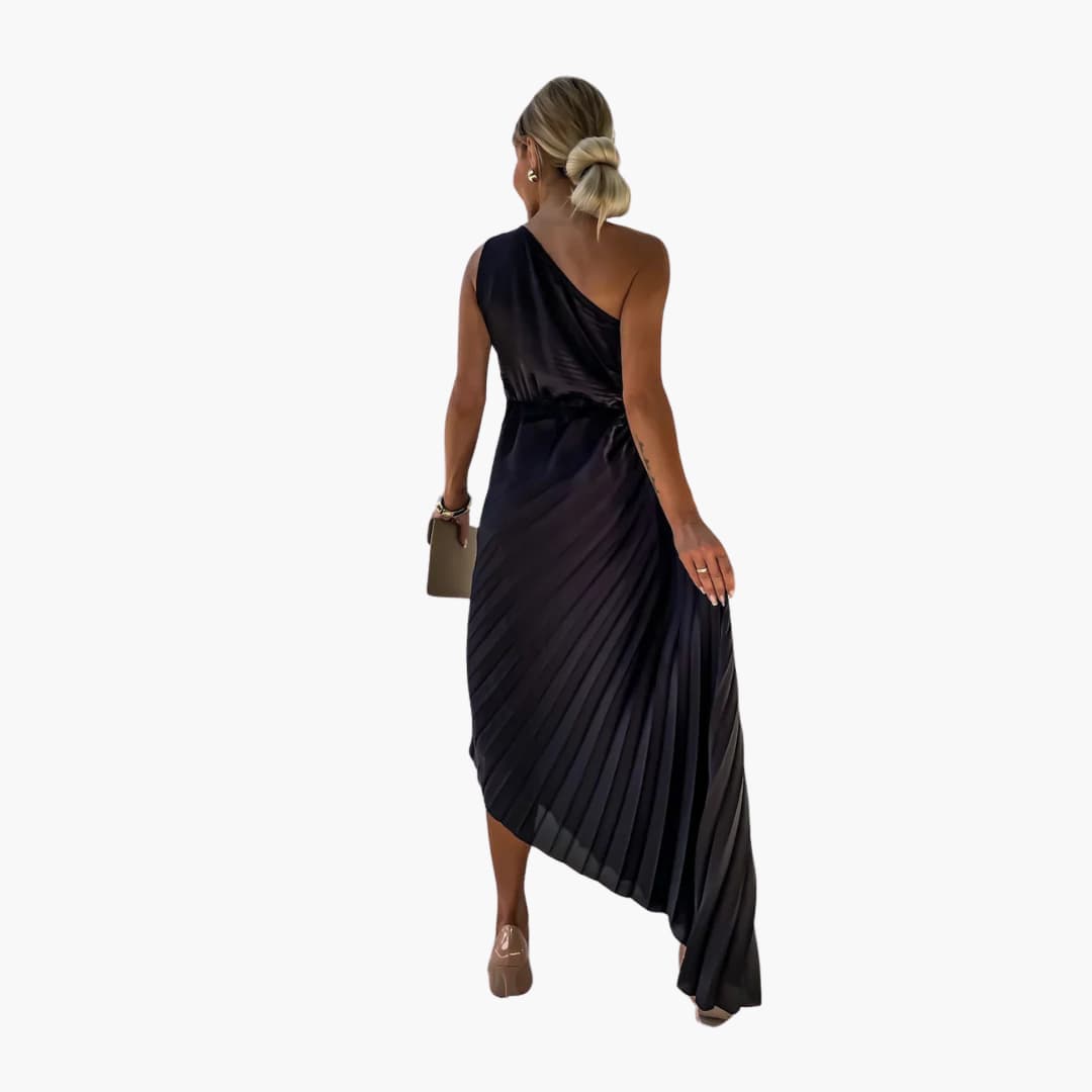 Romantic 3D Floral Midi Dress - Women's Summer Occasionwear