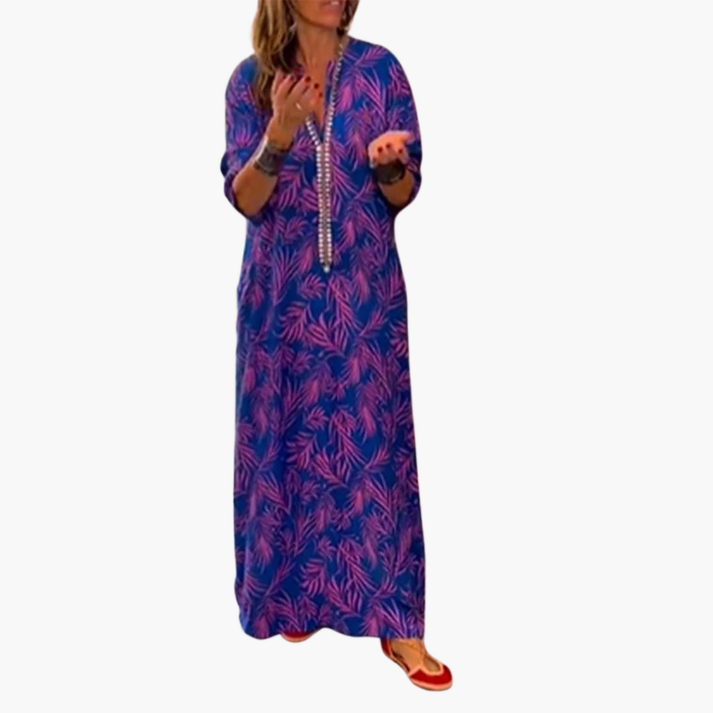 Casual Maxi Summer Dress - Women's Lightweight Holiday Wear