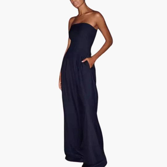 Chic Cotton Jumpsuit – Women's Versatile All-Day Style