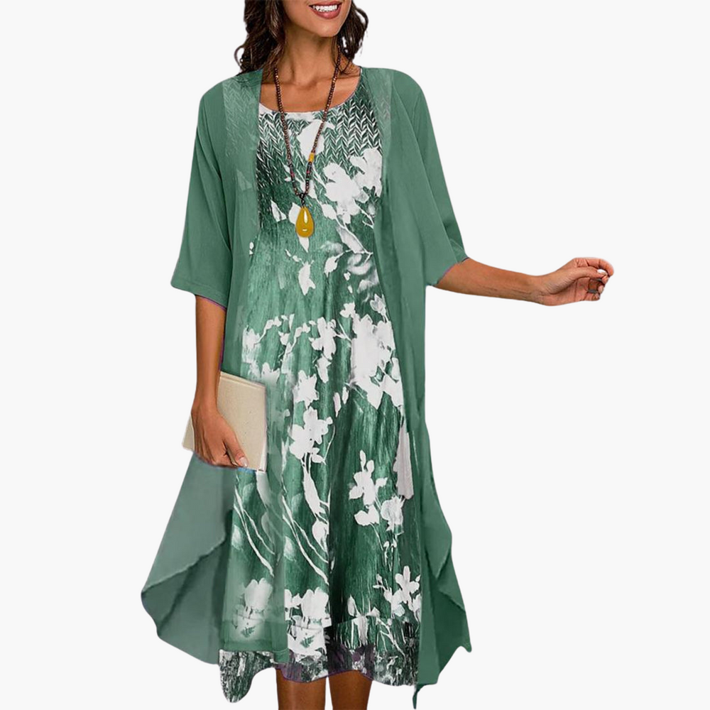 Elastic Waist Summer Dress - for Women with Chic Design