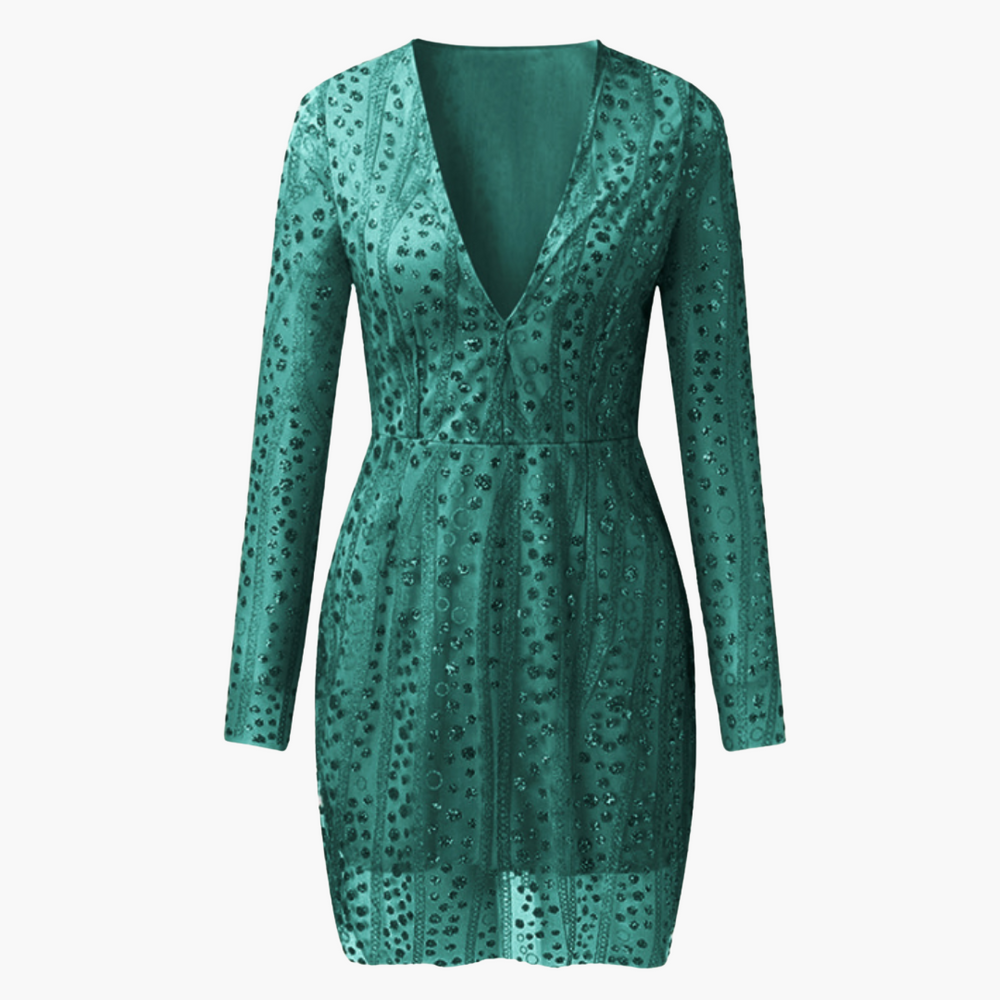Sequin Mini Dress - Elegant Style for Women Wedding Guests