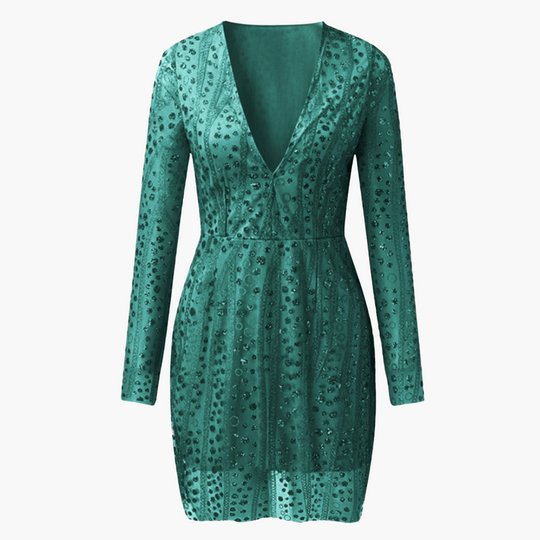 Sequin Mini Dress - Elegant Style for Women Wedding Guests