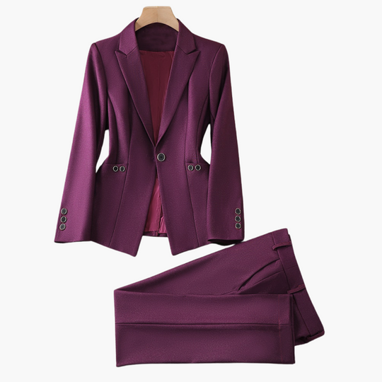 Tailored Blazer & Trousers Set for Women - Sophisticated Look