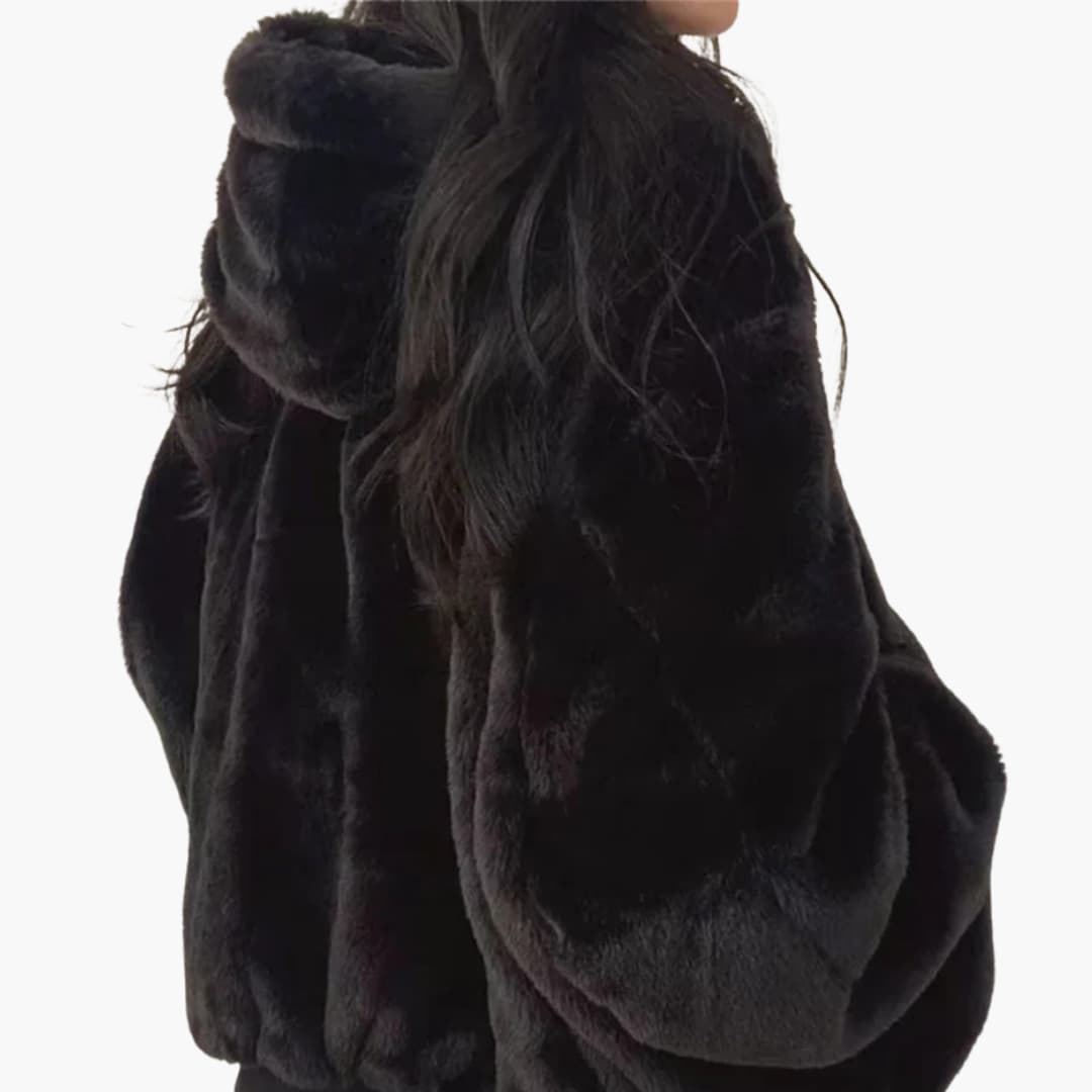 Reversible Winter Jacket for Women – Faux Fur & Water-Resistant