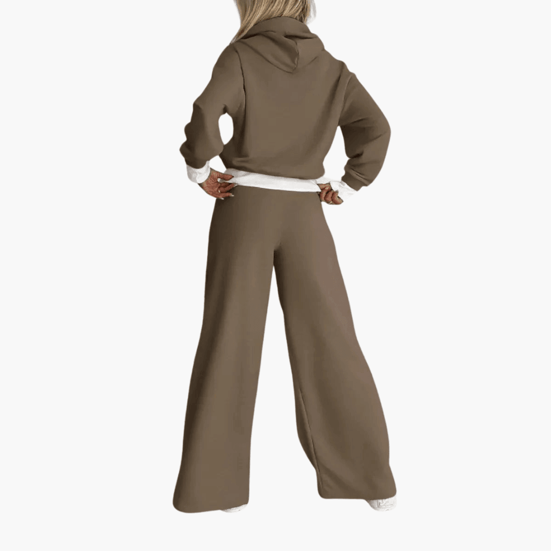 Knit Lounge Set – Women's Cozy Two-Piece Loungewear Outfit
