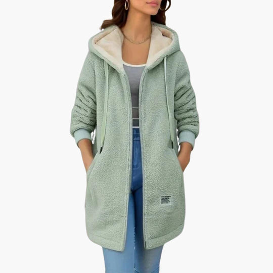 Durable Fleece Jacket - Women's Comfortable Full Zip Layer