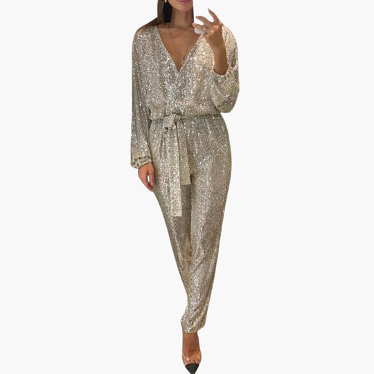 Sequin Party Jumpsuit for Women – Glamorous & Comfortable