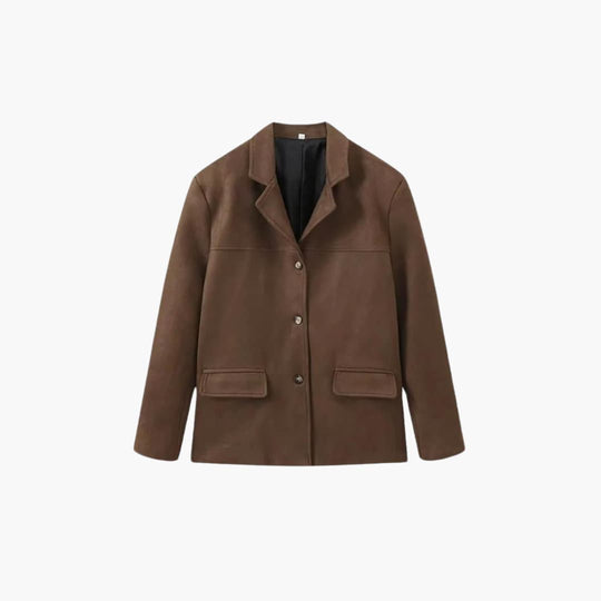 Buttoned Jacket for Women – Cropped, Stylish & Trendy Layer - IsabellaMae