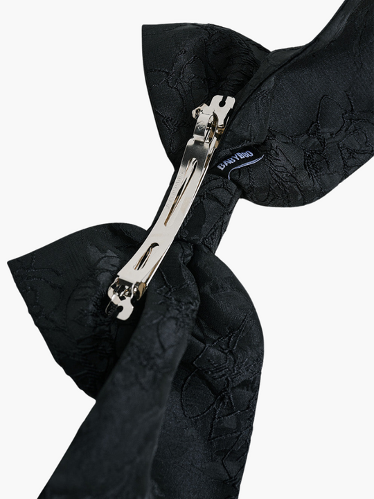 Oversized Satin Bow Hair Accessory - Stylish Hair Tie for Women