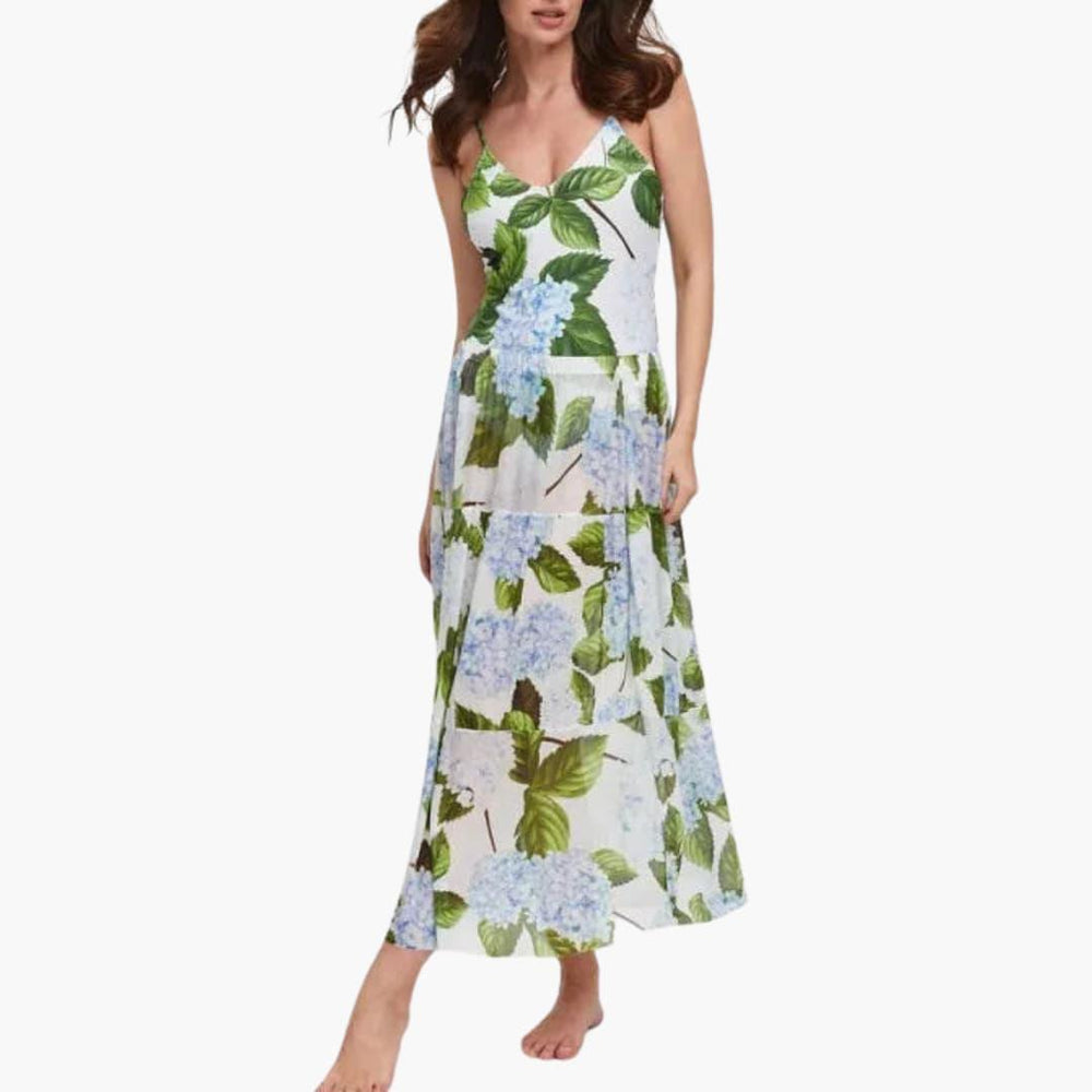 Floral Swimdress – Women's Elegant Skirted Swimsuit