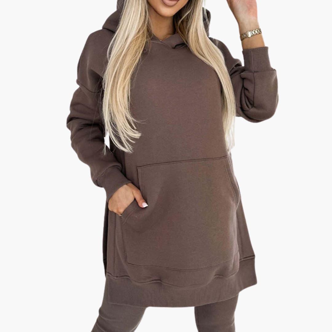 Hoodie & Leggings Set – Women's Cozy Two-Piece Loungewear