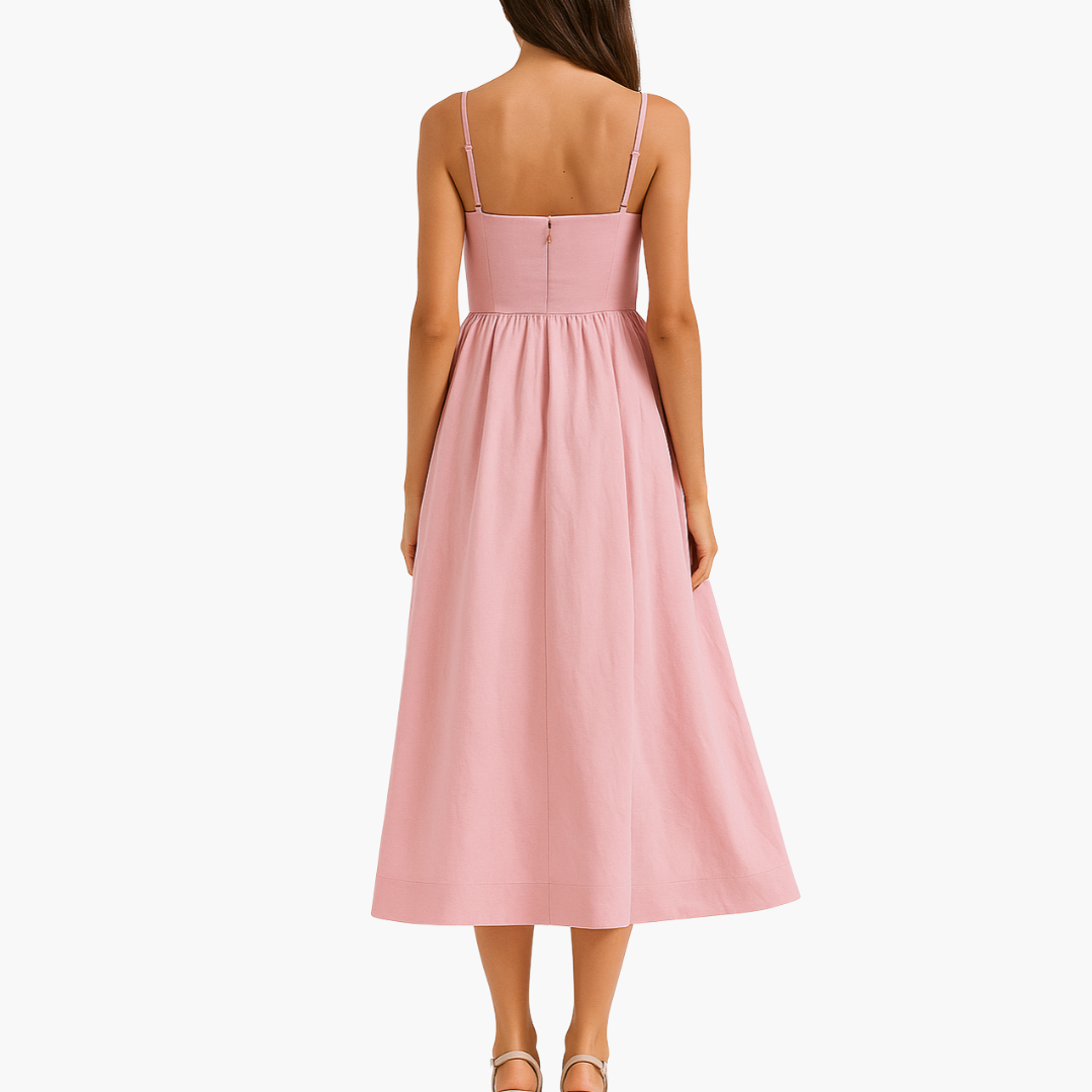 Sleeveless Elegant Dress - Women's Formal Evening Wear