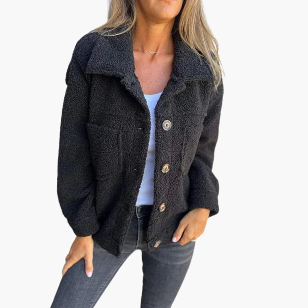 Warm Cropped Jacket – Women's Stylish Short Coat