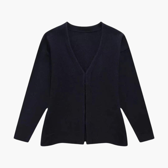 Fitted Knit Cardigan for Women - Lightweight Slim Fit Style