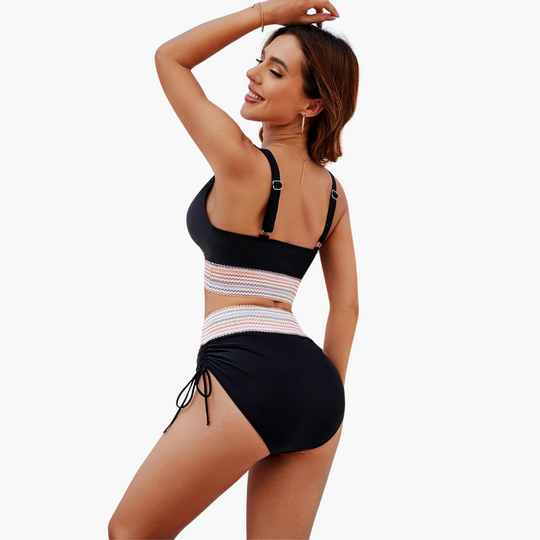 High-Waisted Bikini Set for Women – Chic Two-Piece Swimwear