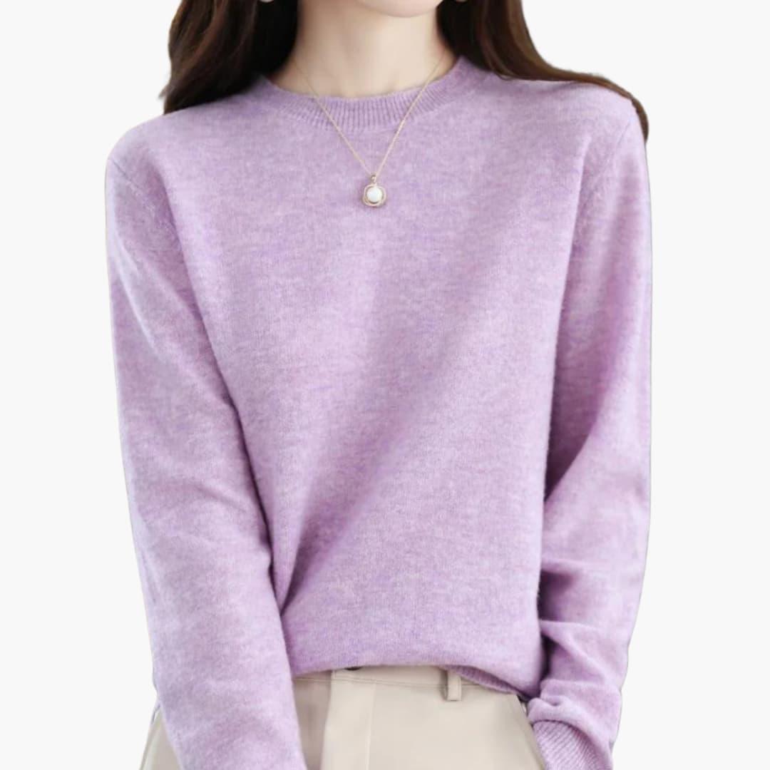 Stylish Wool Jumper – Women's Chunky Knit Sweater