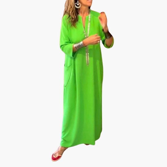 Casual Maxi Summer Dress - Women's Lightweight Holiday Wear