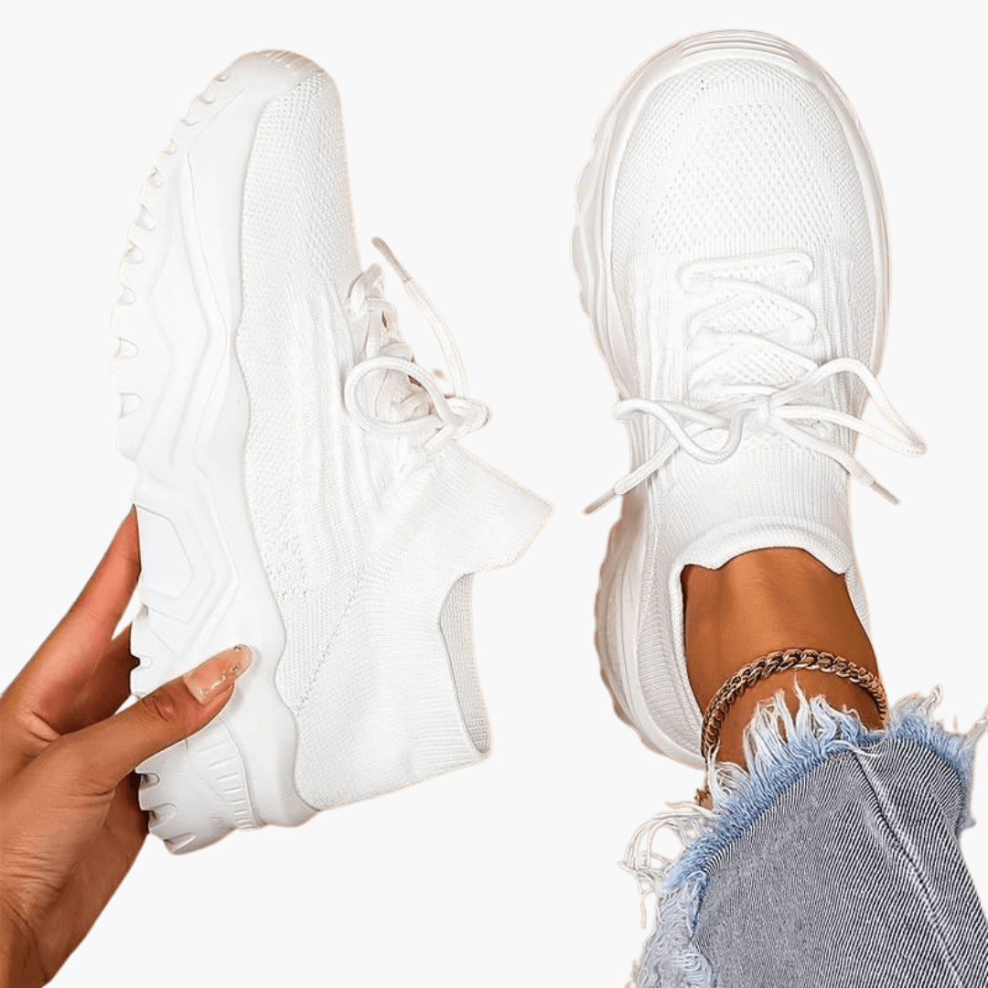 Lightweight Knit Sneakers for Women - Breathable Trainers