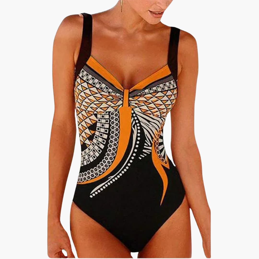 Elegant One-Piece Swimsuit - Women's Stylish Swimwear
