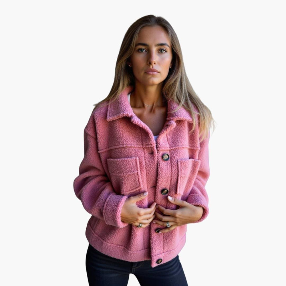 Elegant Wool Winter Coat – Women's Tailored Longline Fit