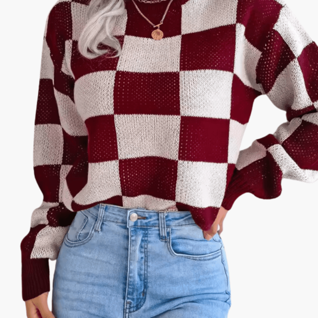 Modern Knit Jumper – Women's Cozy Oversized Sweater