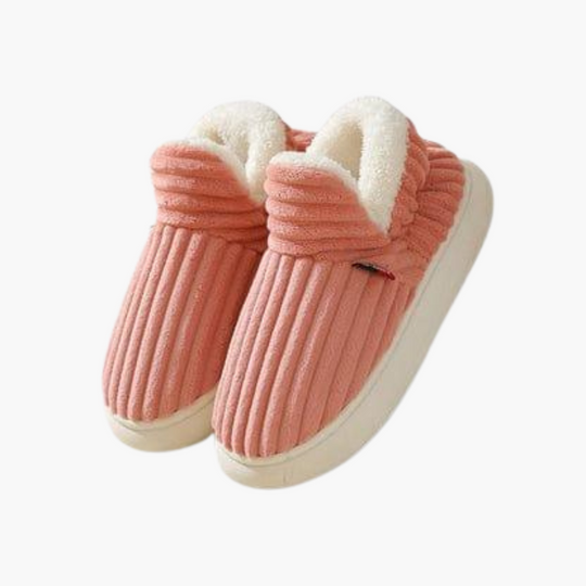 Plush Indoor Slippers for Women - Warm Cosy House Shoes