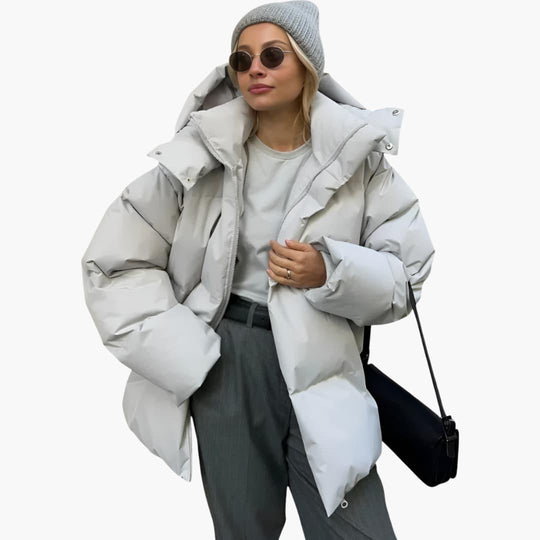Oversized Puffer Jacket – Women's Lightweight Winter Coat