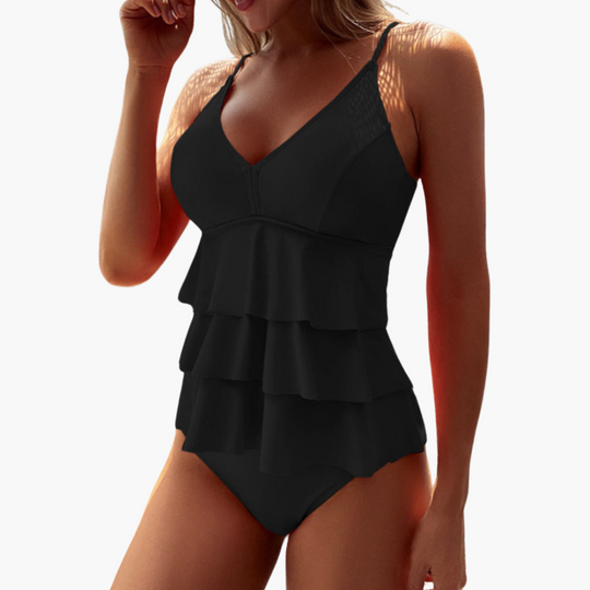 Tankini Set for Women - with Tummy Control and Adjustable Straps