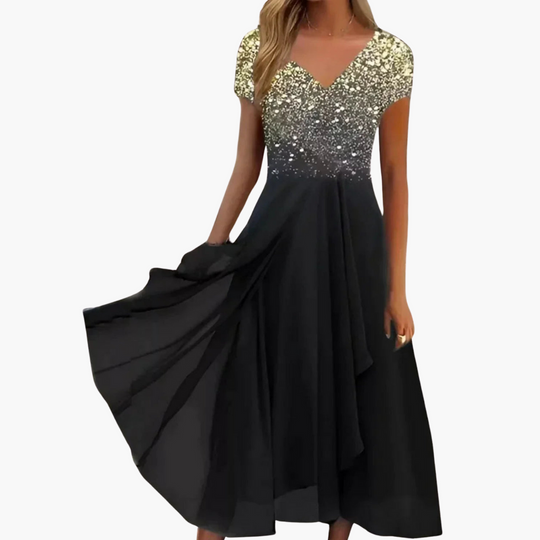 Elegant Midi Dress - Perfect for Women’s Wedding Guest Look