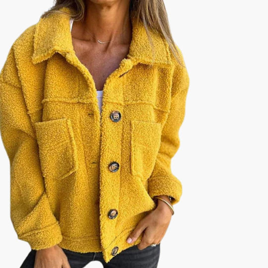 Warm Cropped Jacket – Women's Stylish Short Coat