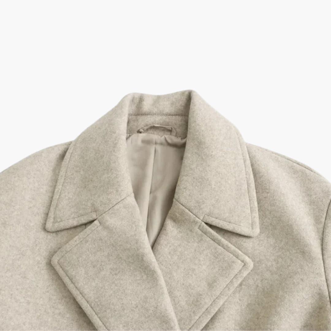 Oversized Wool Coat – Women's Longline Winter Essential