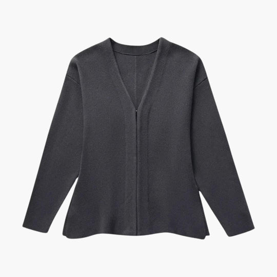 Fitted Knit Cardigan for Women - Lightweight Slim Fit Style