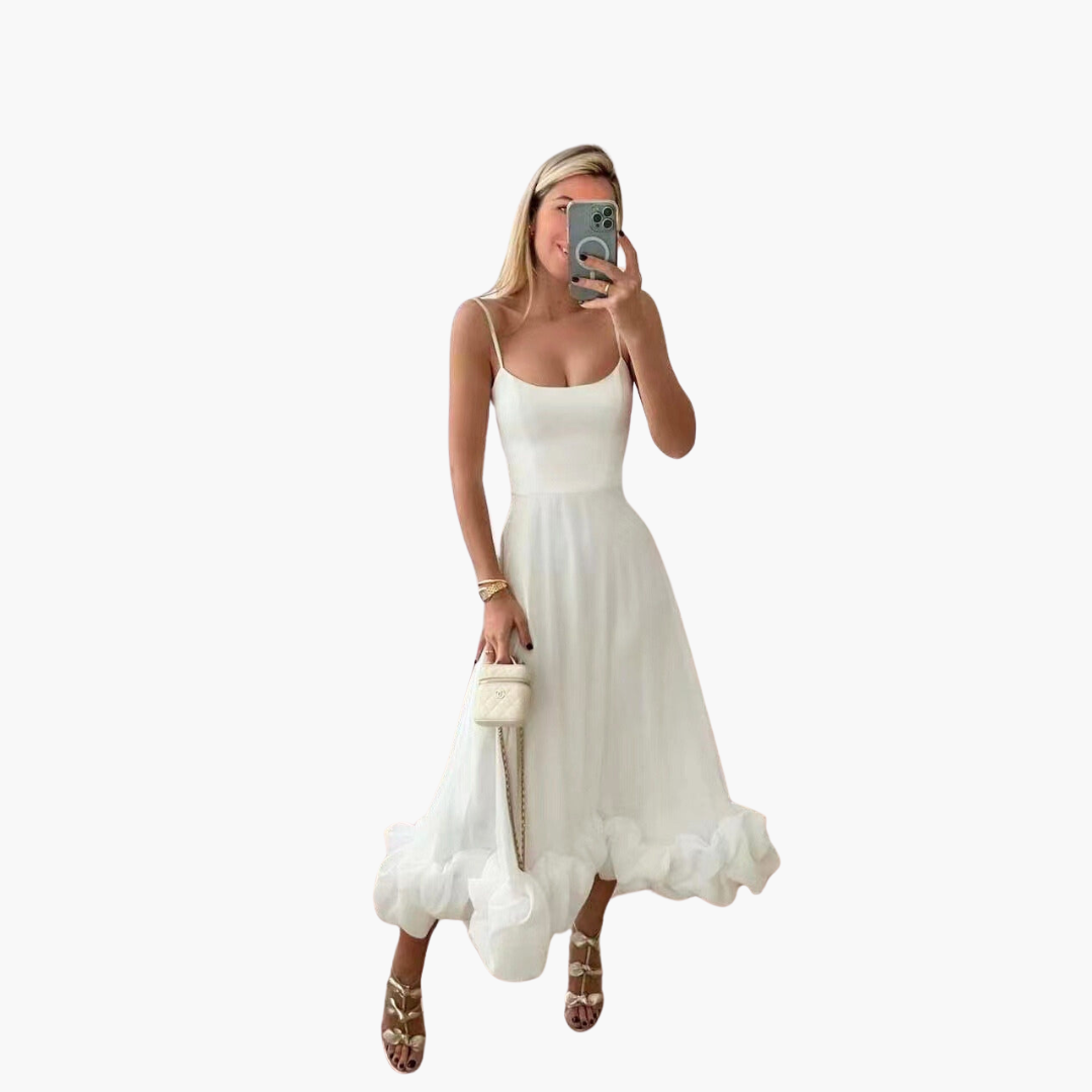 Elegant Flowing Dress for Women - Perfect for Evening Events