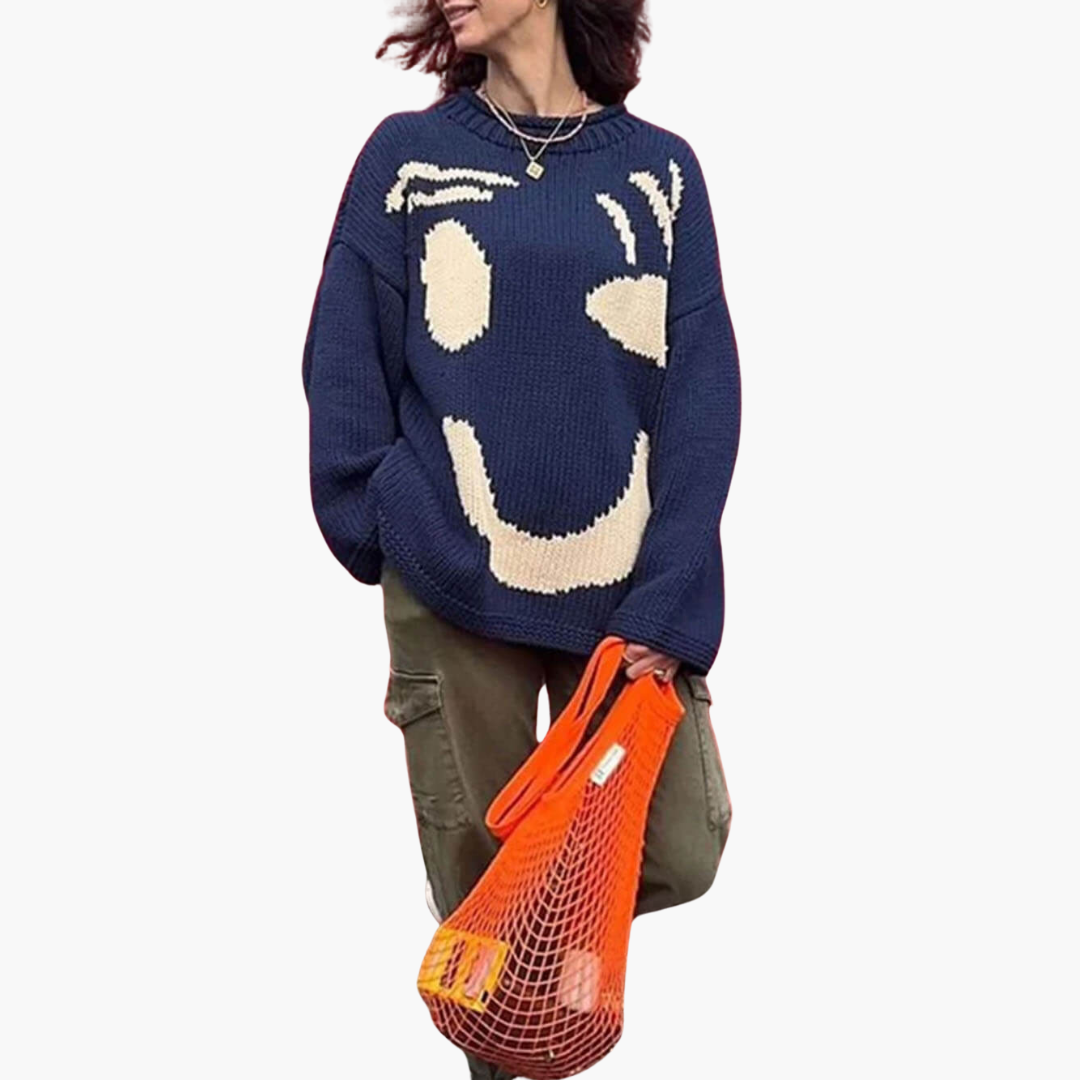 Chunky Cable Knit Sweater - Women's Oversized Jumper