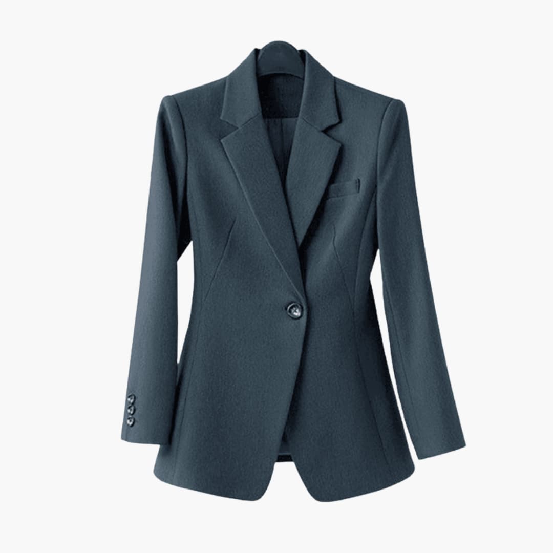 Women’s blazer and trousers set with stretch fabric all-season