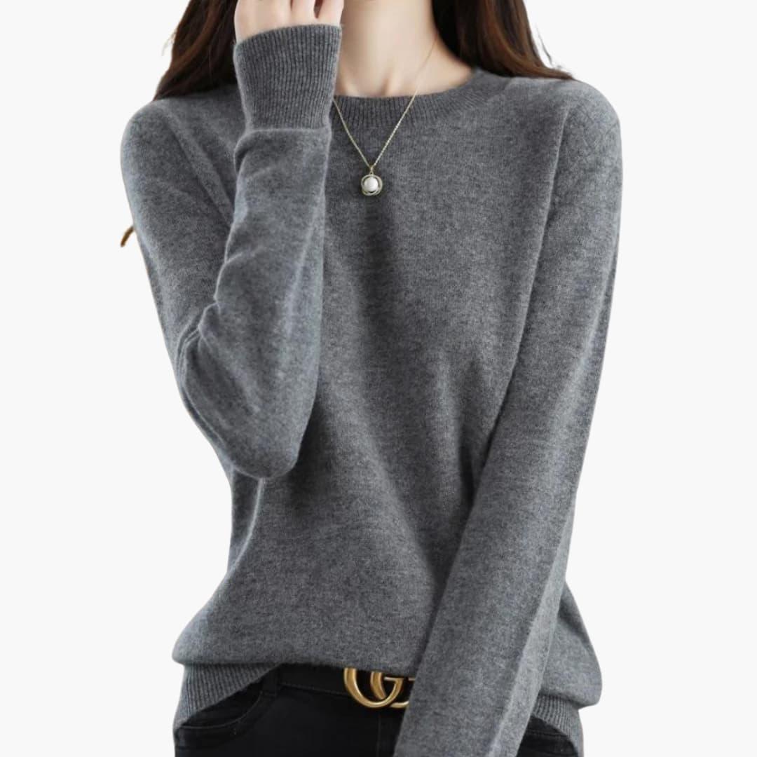 Stylish Wool Jumper – Women's Chunky Knit Sweater