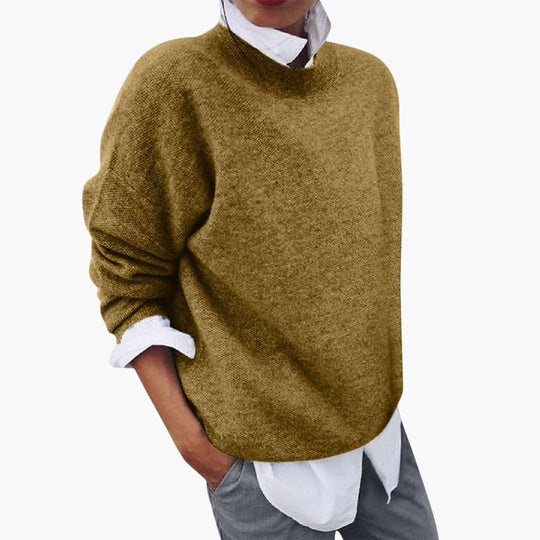 Elegant Wool Jumper - Cosy Everyday Knitwear for Women