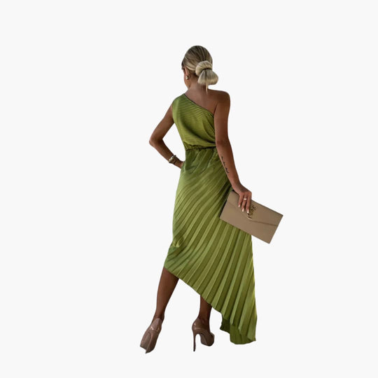 Romantic 3D Floral Midi Dress - Women's Summer Occasionwear