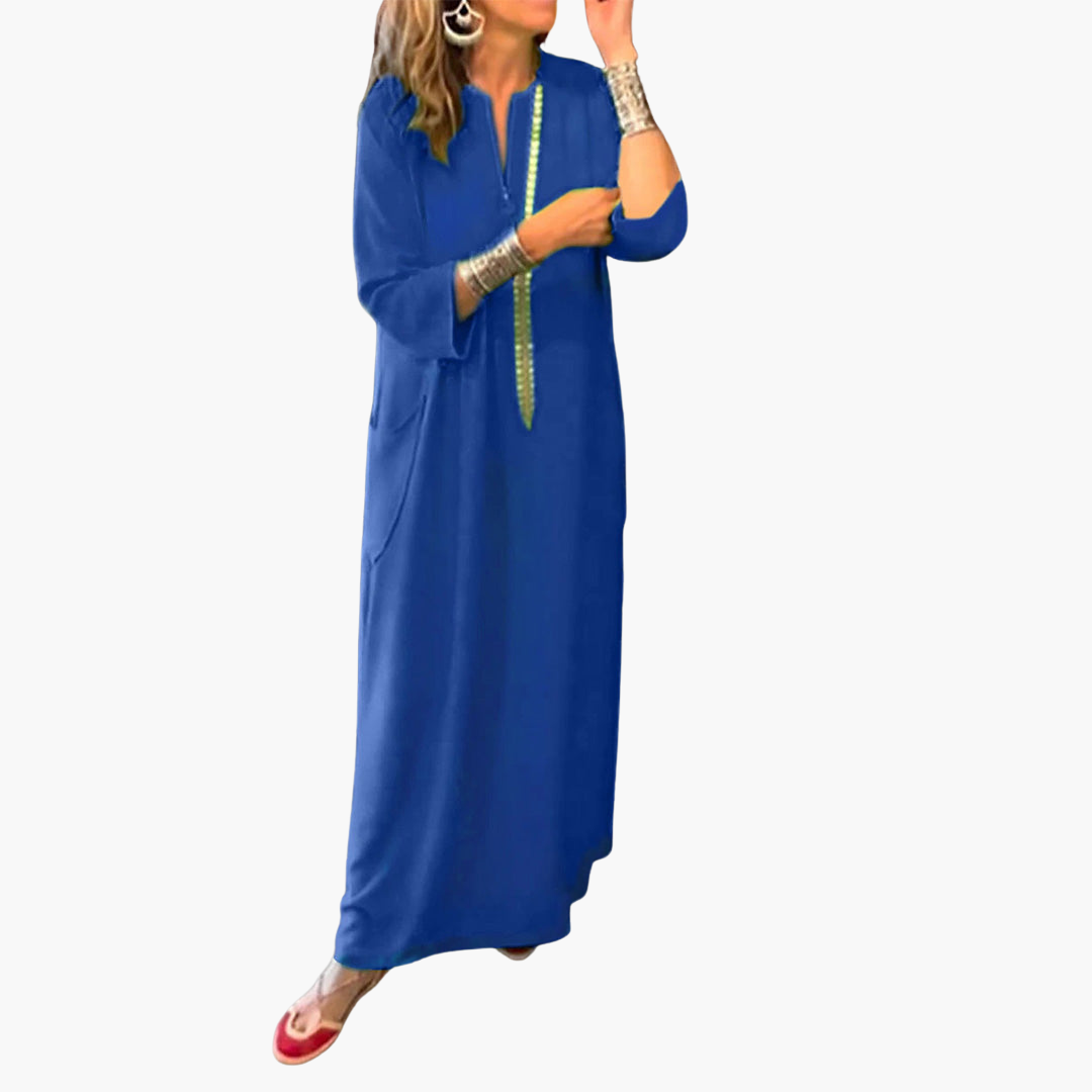 Casual Maxi Summer Dress - Women's Lightweight Holiday Wear