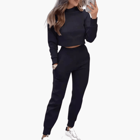 Knit Lounge Set – Women's Cozy Two-Piece Loungewear Outfit