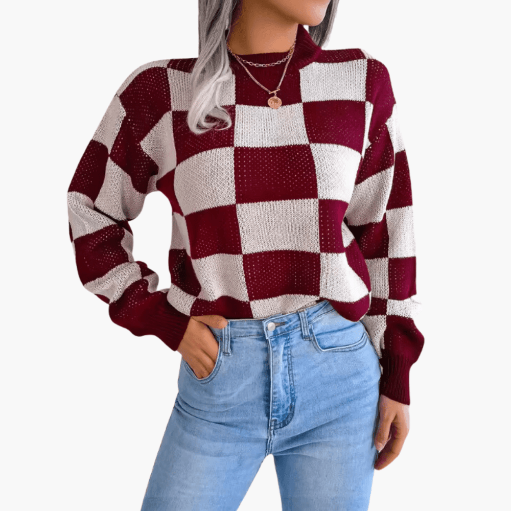 Modern Knit Jumper – Women's Cozy Oversized Sweater