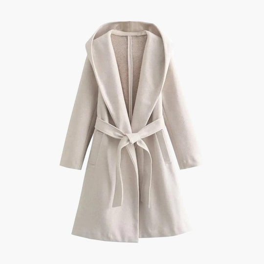 Classic Hooded Trench Coat – Women's Belted Rainwear