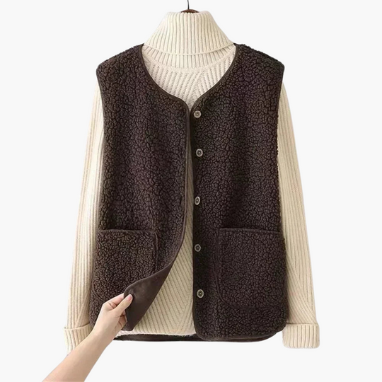 Chic Wool Vest for Women - Versatile and Stylish Layer