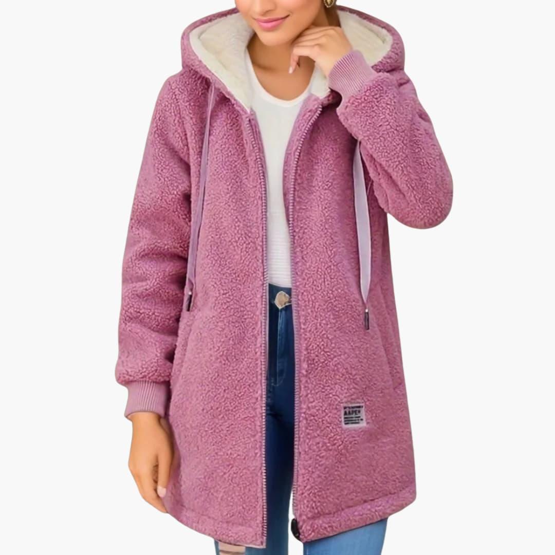 Durable Fleece Jacket - Women's Comfortable Full Zip Layer
