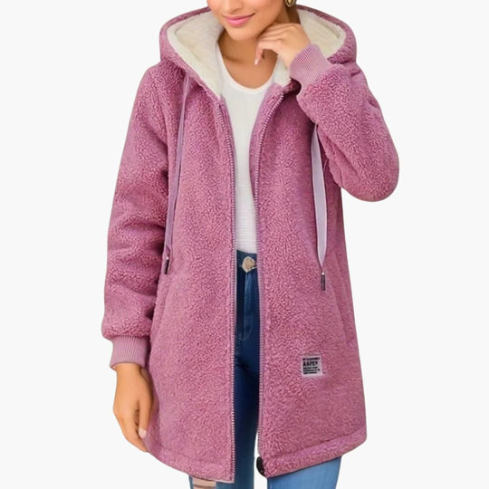 Durable Fleece Jacket - Women's Comfortable Full Zip Layer